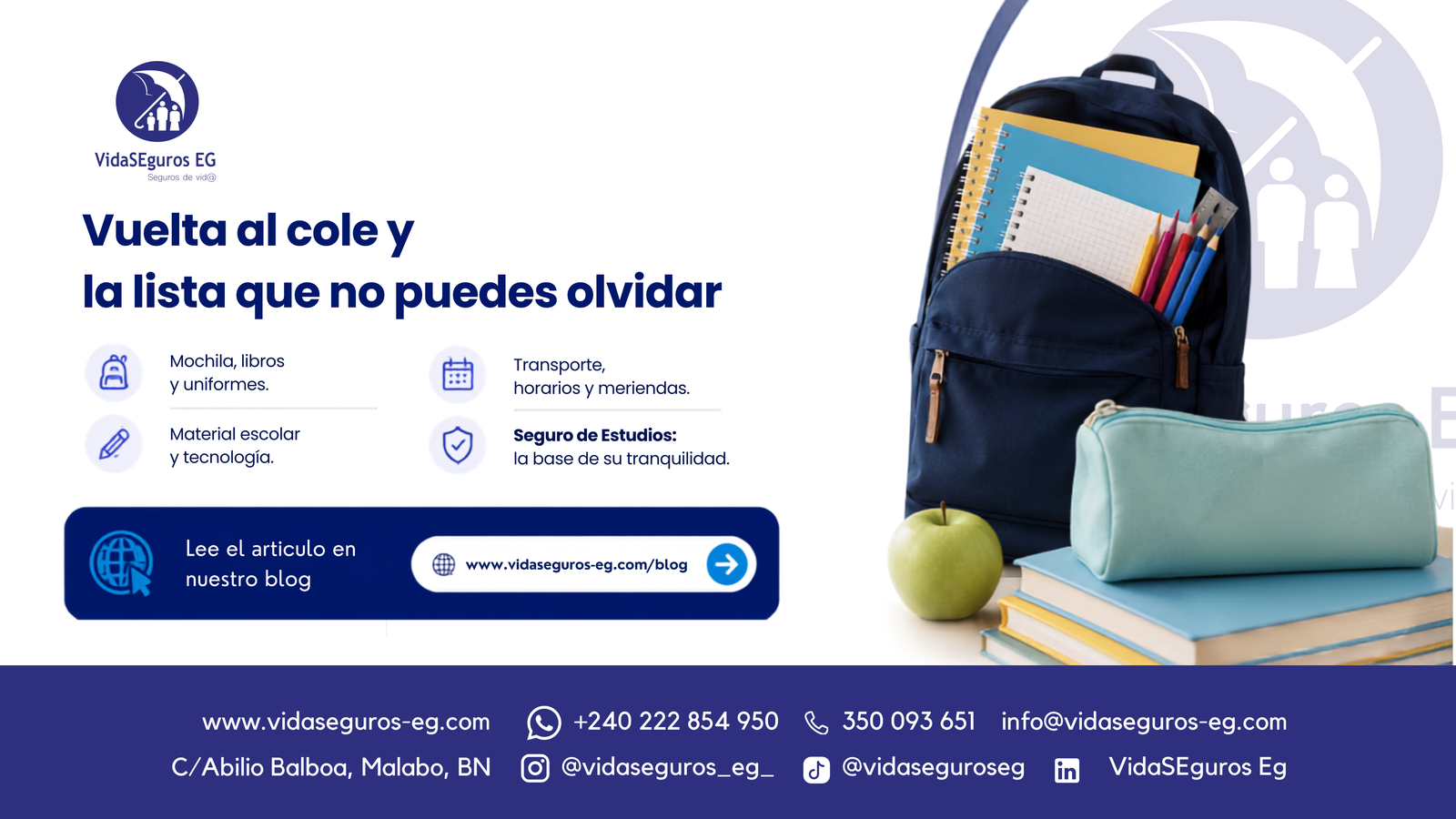 Vuelta al cole en GE: la lista que no puedes olvidar